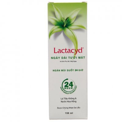 Dung dịch vệ sinh Lactacyd khử mùi 24 giờ 150ml