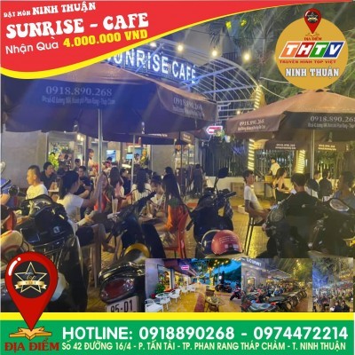 ĐẶT MÓN SUNRISE CAFE NINH THUẬN NHẬN QUÀ 4 TRIỆU