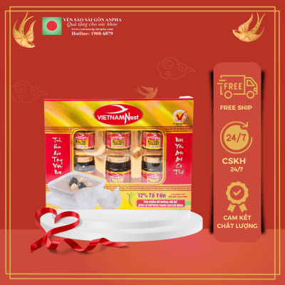 Tổ yến chưng sẵn Vietnamnest - 12% tổ yến