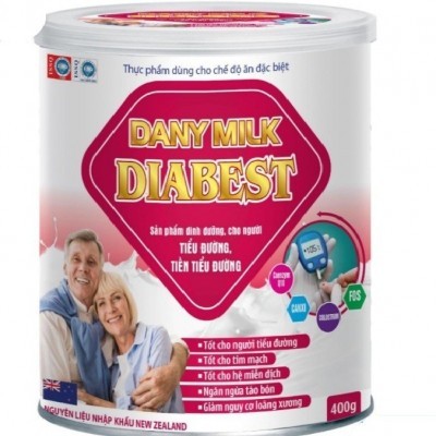 SỮA DÀNH CHO NGƯỜI TIỂU ĐƯỜNG, TIỀN TIỂU ĐƯỜNG - DANY MILK DIABEST